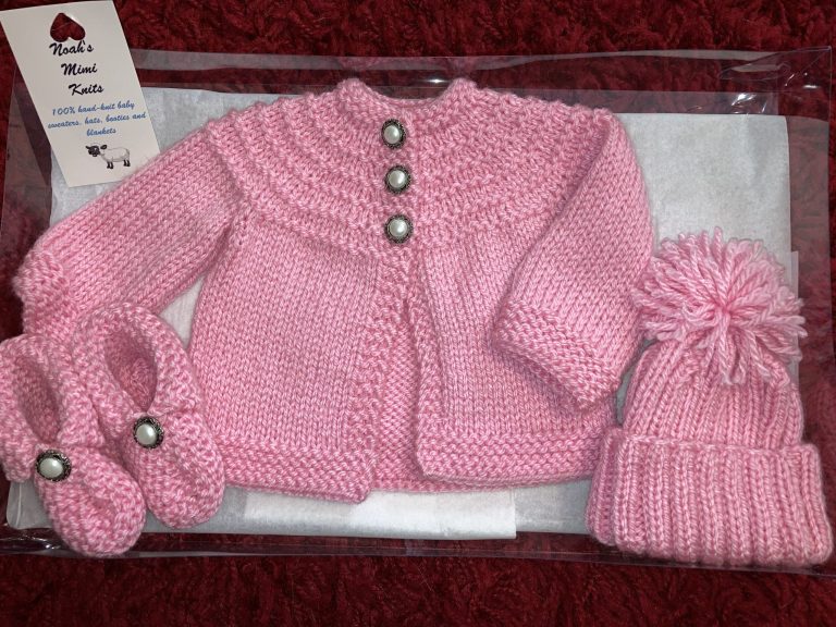 Sweater, Hat & Booties Set