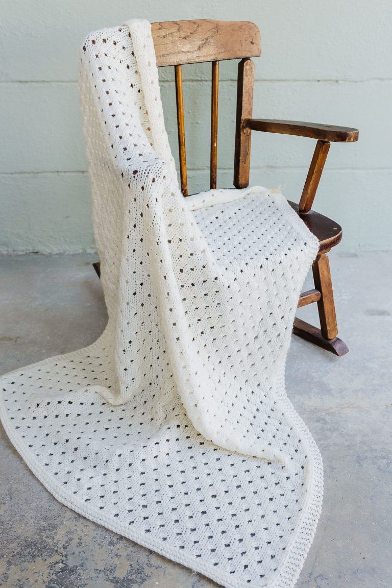 Airy Cream Baby Blanket