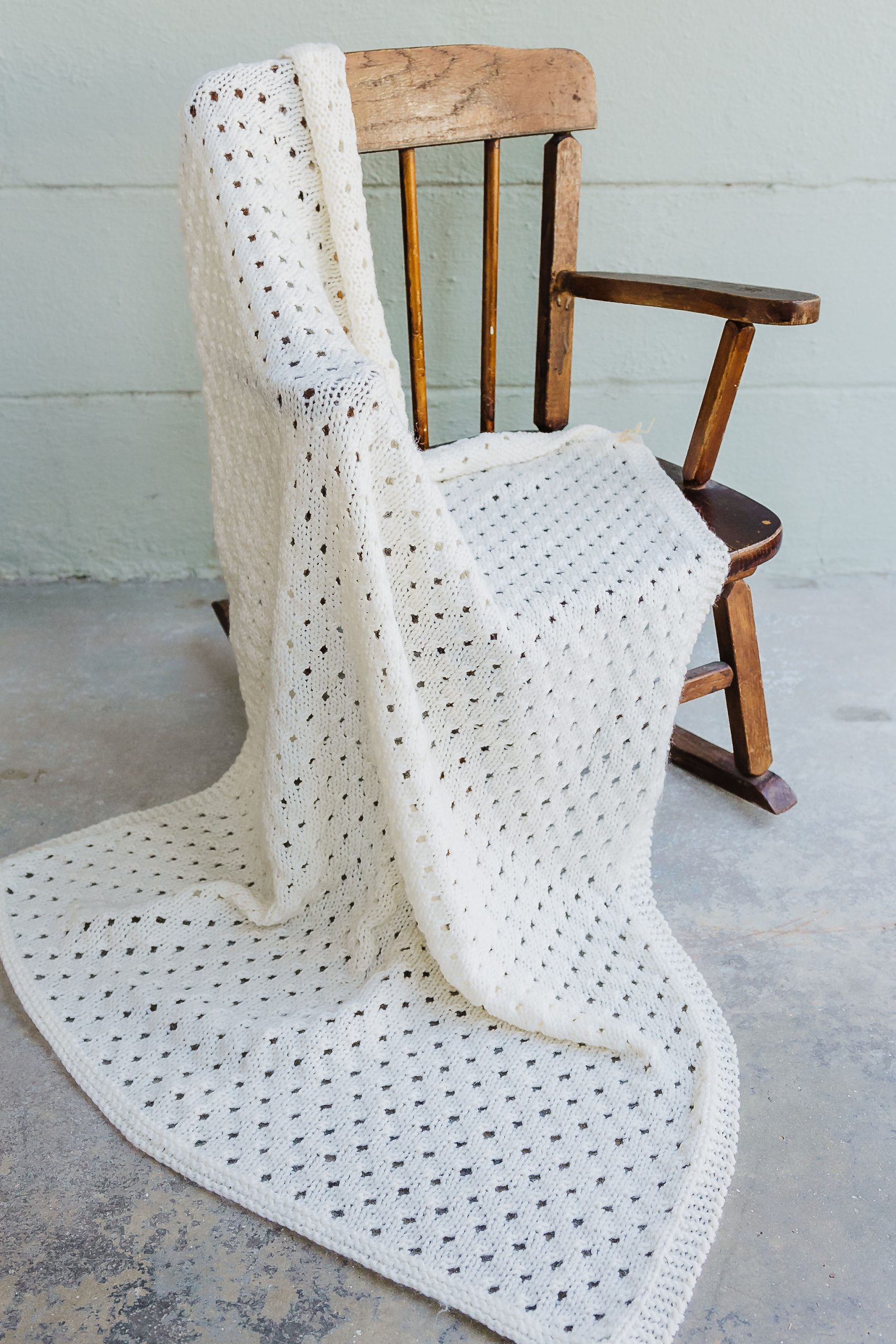 Airy Cream Baby Blanket